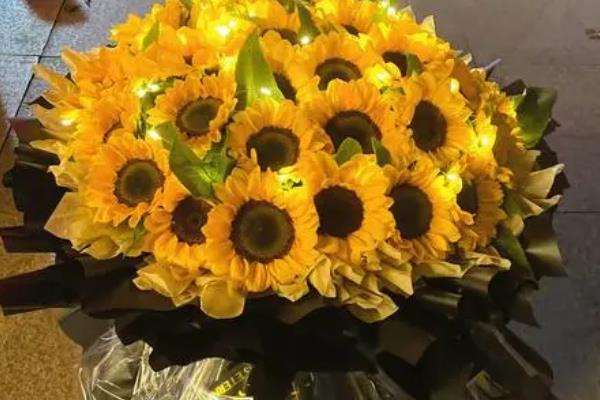 向日葵花的花语是什么，寓意沉默的爱、忠诚等