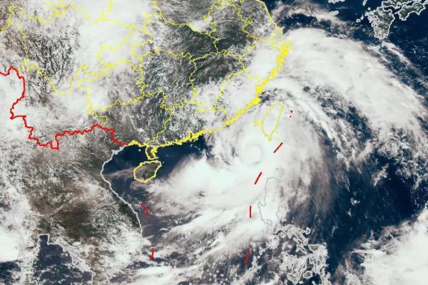台风分为多少个等级，台风等级共分为6个