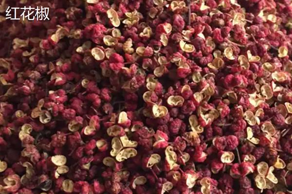 红花椒和青花椒的区别，果皮外表不同