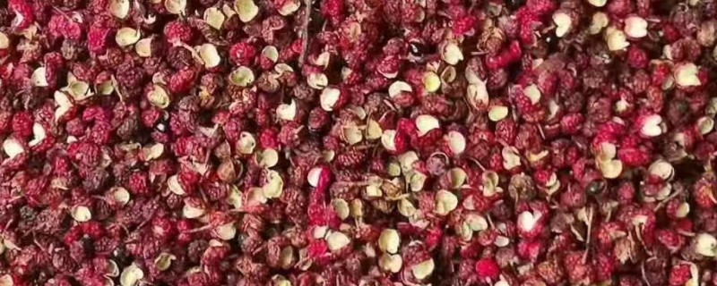 红花椒和青花椒的区别，果皮外表不同