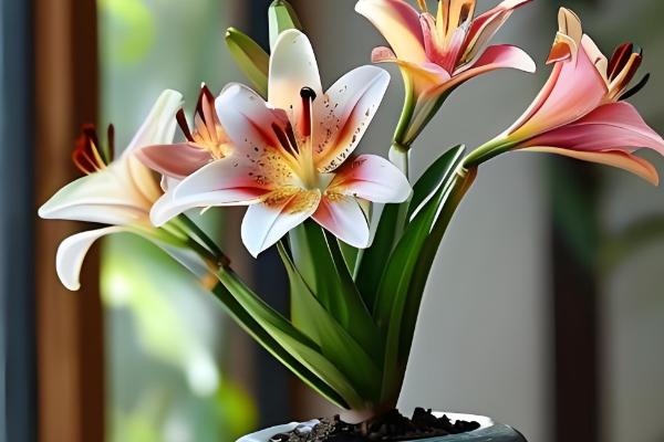 香水百合的种植方法，种植时间在8-9月