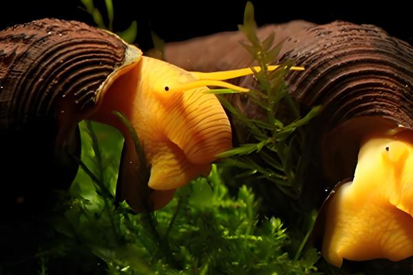 橙兔螺能否和鱼养在一起，适合与习性相近的鱼类混养