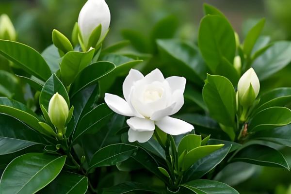 栀子花叶子上的白色颗粒是什么东西,可能是蚧壳虫